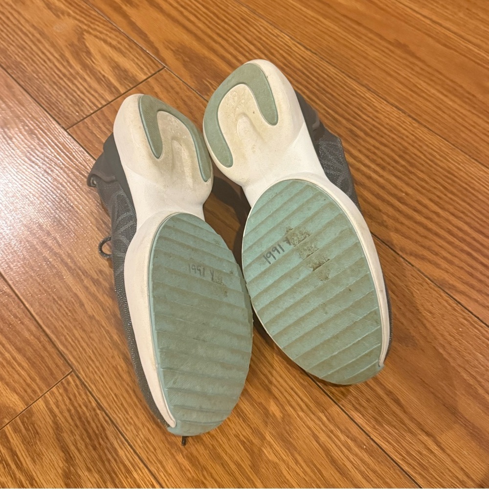 Gaiam Ortholite Sneakers Size 7 Gray Teal Comfort Walking Athletic Shoes - Picture 6 of 6
